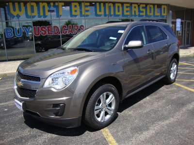 chevrolet equinox 2011 brown lt gasoline 4 cylinders front wheel drive automatic 60007