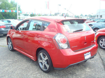 pontiac vibe 2009 red wagon gt gasoline 4 cylinders front wheel drive automatic 45324