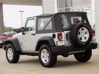 jeep wrangler 2007 silver suv x gasoline 6 cylinders 4 wheel drive automatic 62034