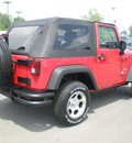 jeep wrangler 2007 red suv x gasoline 6 cylinders 4 wheel drive 6 speed manual 13502