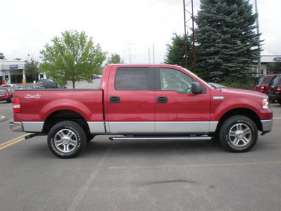 ford f 150 2008 red styleside gasoline 8 cylinders 4 wheel drive automatic with overdrive 13502