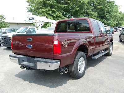 ford f 250 super duty 2011 dk  red biodiesel 8 cylinders 4 wheel drive shiftable automatic 46168