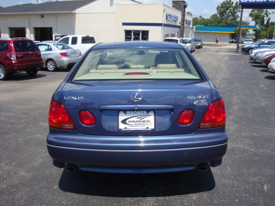 lexus gs 300 2004 dk  blue sedan gasoline 6 cylinders rear wheel drive automatic 45324