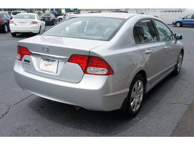 honda civic 2010 silver sedan lx gasoline 4 cylinders front wheel drive not specified 28677