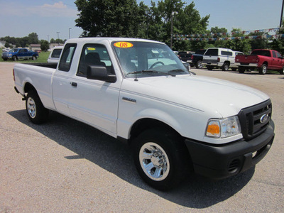 ford ranger 2008 white xl gasoline 4 cylinders 2 wheel drive automatic with overdrive 62863