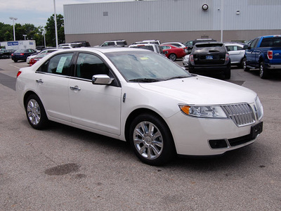 lincoln mkz 2011 white sedan gasoline 6 cylinders front wheel drive shiftable automatic 46168