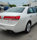 lincoln mkz 2011 white sedan gasoline 6 cylinders front wheel drive shiftable automatic 46168