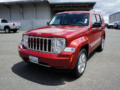 jeep liberty 2008 dk  red suv limited gasoline 6 cylinders 4 wheel drive automatic 98371