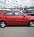 kia rio 2009 red sedan gasoline 4 cylinders front wheel drive automatic with overdrive 13502