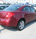 pontiac g6 2008 red sedan gasoline 4 cylinders front wheel drive automatic 45840