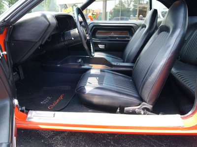 dodge challenger 1973 orange coupe v8 automatic 61008