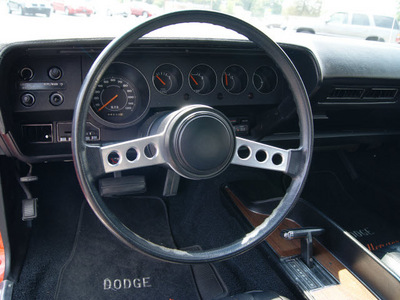 dodge challenger 1973 orange coupe v8 automatic 61008