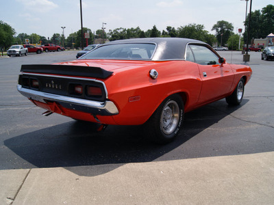 dodge challenger 1973 orange coupe v8 automatic 61008