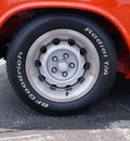 dodge challenger 1973 orange coupe v8 automatic 61008