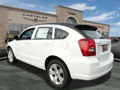 dodge caliber 2011 white wagon mainstreet gasoline 4 cylinders front wheel drive cont  variable trans  60915
