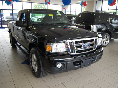 ford ranger 2008 black xlt gasoline 6 cylinders 4 wheel drive automatic with overdrive 46168