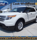 ford explorer 2011 white suv xlt gasoline 6 cylinders 4 wheel drive automatic 32401