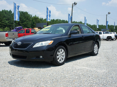 toyota camry 2007 black sedan xle gasoline 6 cylinders front wheel drive shiftable automatic 27569