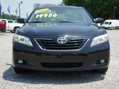 toyota camry 2007 black sedan xle gasoline 6 cylinders front wheel drive shiftable automatic 27569