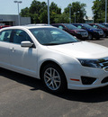 ford fusion 2012 white sedan sel gasoline 4 cylinders front wheel drive 6 speed automatic 46168