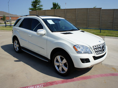 mercedes benz m class 2010 white suv ml350 4matic gasoline 6 cylinders all whee drive automatic 76108