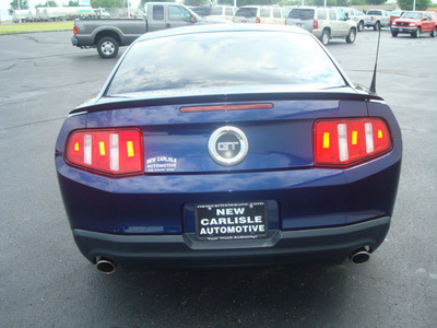 ford mustang 2010 dk  blue coupe gt gasoline 8 cylinders rear wheel drive automatic 45344