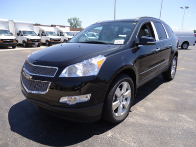 chevrolet traverse 2011 black ltz gasoline 6 cylinders all whee drive automatic 60007