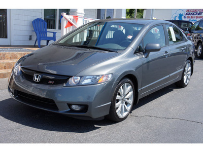 honda civic 2010 dk  gray sedan si gasoline 4 cylinders front wheel drive not specified 28677