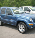 jeep liberty 2003 blue suv limited gasoline 6 cylinders 4 wheel drive automatic with overdrive 13502