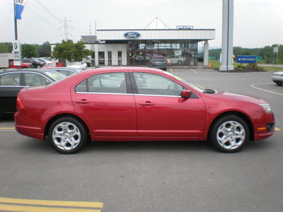 ford fusion 2010 red sedan se flex fuel 6 cylinders front wheel drive automatic 13502
