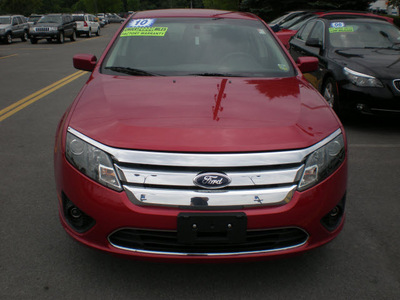 ford fusion 2010 red sedan se flex fuel 6 cylinders front wheel drive automatic 13502
