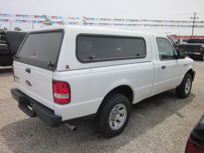 ford ranger 2007 white pickup truck xl gasoline 4 cylinders rear wheel drive 5 speed manual 62863