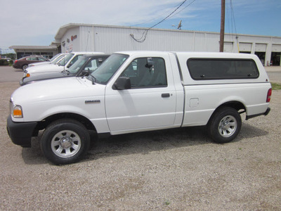 ford ranger 2007 white pickup truck xl gasoline 4 cylinders rear wheel drive 5 speed manual 62863