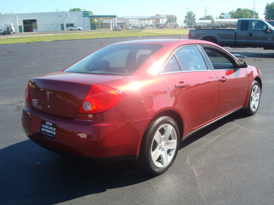 pontiac g6 2008 red sedan gasoline 4 cylinders front wheel drive automatic 45344