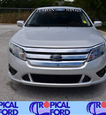 ford fusion 2010 silver sedan sport gasoline 6 cylinders front wheel drive automatic 32837