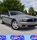 ford mustang 2011 gray gasoline 6 cylinders rear wheel drive automatic 32837