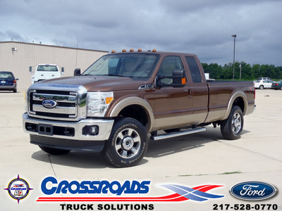 ford f 250 super duty 2011 brown lariat fx4 flex fuel 8 cylinders 4 wheel drive automatic 62708