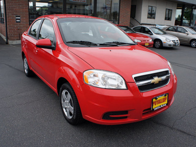 chevrolet aveo 2010 red sedan lt gasoline 4 cylinders front wheel drive automatic 98371