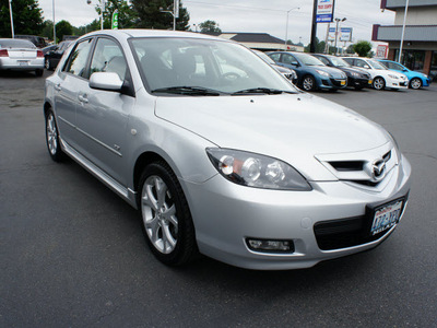 mazda mazda3 2008 silver hatchback s gasoline 4 cylinders front wheel drive automatic 98371
