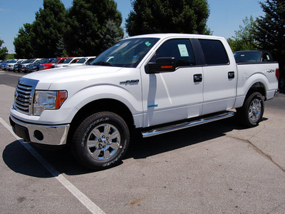 ford f 150 2011 white xlt gasoline 6 cylinders 4 wheel drive automatic 46168