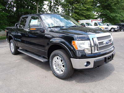 ford f 150 2011 black lariat flex fuel 8 cylinders 4 wheel drive automatic 46168