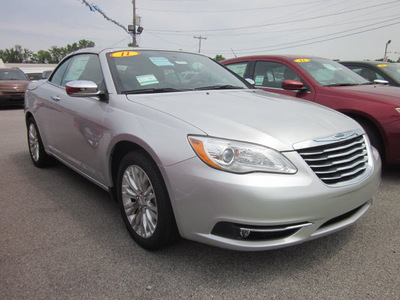 chrysler 200 convertible 2011 silver limited flex fuel 6 cylinders front wheel drive automatic 62863