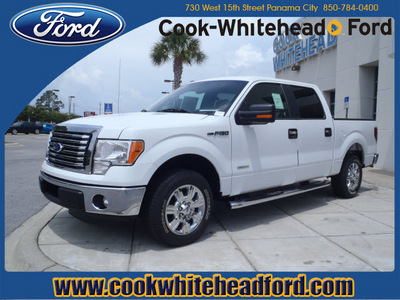 ford f 150 2011 white xlt gasoline 6 cylinders 2 wheel drive automatic 32401