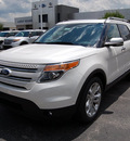 ford explorer 2011 white suv limited gasoline 6 cylinders front wheel drive 6 speed automatic 46168