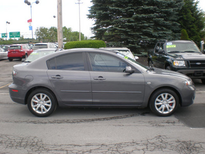 mazda mazda3i 2008 gray sedan gasoline 4 cylinders front wheel drive automatic 13502