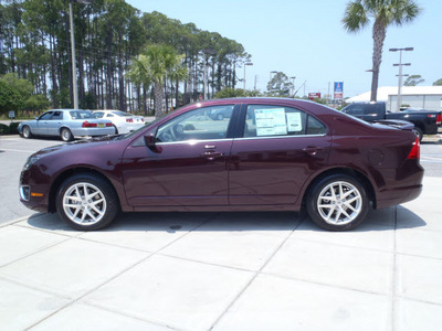 ford fusion 2011 maroon sedan sel flex fuel 6 cylinders front wheel drive automatic 32401