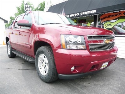 chevrolet avalanche 2007 red suv lt 4x4 flex fuel 8 cylinders 4 wheel drive automatic 45005
