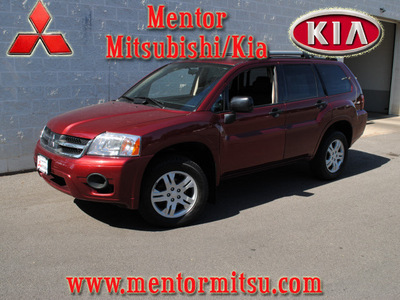 mitsubishi endeavor 2007 red suv ls gasoline 6 cylinders front wheel drive automatic 44060