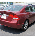 honda civic 2010 red sedan lxs gasoline 4 cylinders front wheel drive not specified 28677
