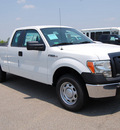 ford f 150 2011 white pickup truck xl flex fuel 6 cylinders 2 wheel drive 6 speed automatic 46168